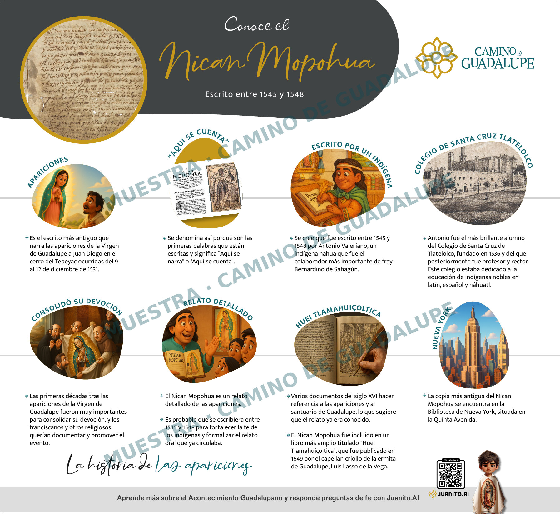 Cartel 3: Conoce el Nican Mopohua
